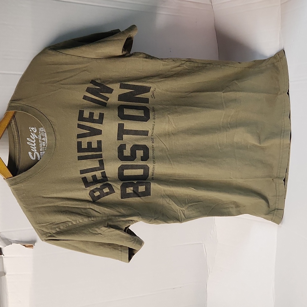 Sully's Believe in Boston unisex tshirt sz S 100% cotton good condition